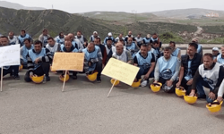 Doruk Madencilik işçileri Ankara’ya yürüyor: Hakkımız verilmeden dönmeyeceğiz