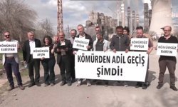 Çevre örgütleri, Afşin-Elbistan Termik Santrali önünden seslendi