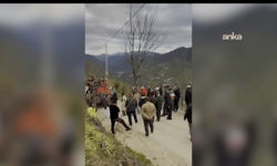 Giresun'da Alagöz Maden'in sondaj girişimine köylüler geçit vermedi