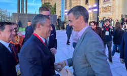 CHP lideri Özel İspanya Başbakanı Sanchez ile bir araya geldi