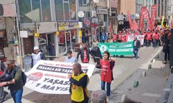 Artvin'de 1 Mayısı: Emeğe ve barışa düşman bir sistem dayatılıyor