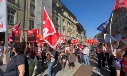 Bern’de 1 Mayıs: Parlamento önünde göç politikalarına karşı ortak ses