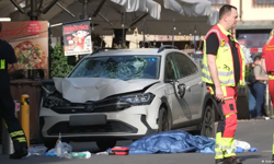Almanya'da bir araç yayaların üzerine sürdü, en az iki kişinin öldü