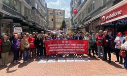 Emekliler Samsun'da bayram ikramiyesini protesto etti
