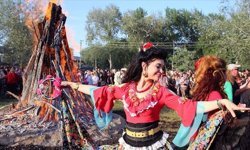 Edirne'de 'Kakava Ateşi' yandı