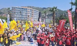 Hatay'da 1 Mayıs: Savaşa, ranta, sömürü düzenine karşı alanlardayız