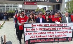 Van'da kayyumun işten çıkardığı işçilerin eylemi 289'uncu gününde