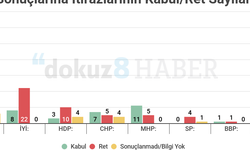 Partilerin seçim sonuçlarına itirazları ve bu itirazların kabul oranları: HDP %17, AKP %87