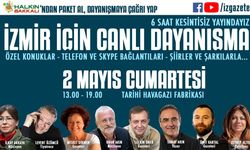 İzmir'de büyük dayanışma: Kampanya için 6 saatlik canlı yayın