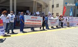 Mersin'de sağlık çalışanlarından çağrı: "Ek ödeme değil, temel ücret artışı"