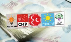 Partilerin hazineden alacakları pay belli oldu: Aslan payı AKP'ye