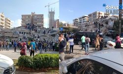 Ege Denizi'nde 6,9 büyüklüğünde deprem: İzmir'de yıkılan binalar var