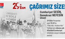 CHP'den 29 Ekim için sosyal medya kampanyası: İlelebet Cumhuriyet