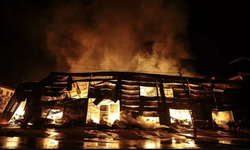 Kereste fabrikasında çıkan yangın çevredeki evlere sıçradı