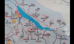 Sağlık Bakanlığı logolu haritada Alevi köyleri kırmızıyla işaretlendi