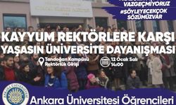 Ankara Üniversitesi öğrencilerinden Boğaziçi için eylem çağrısı