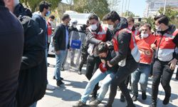 Direnişteki işçilerin 1 Mayıs Platformu adıyla yaptıkları basın açıklamasına polis müdahalesi: 30’dan fazla kişi gözaltına alındı