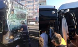 Küçükçekmece'de metrobüs kazası: 25 kişi yaralandı