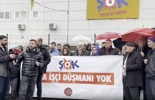 Trabzon'da iş bırakan ŞOK market depo işçileri tazminatsız işten çıkarıldı