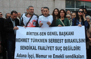 Emek örgütleri: Mehmet Türkmen'in tutuklanması işçi sınıfına gözdağıdır