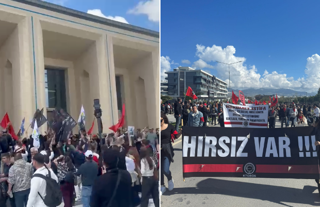 KKTC'de hayat pahalılığı protesto edildi: Halk meclisi bastı