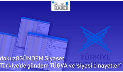 dokuz8GÜNDEM Siyaset | Türkiye’de gündem TÜGVA ve ‘siyasi cinayetler’