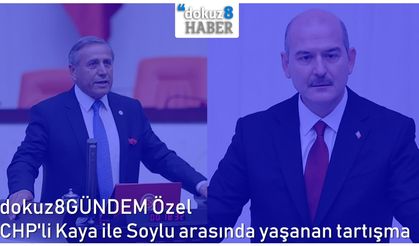 dokuz8GÜNDEM Özel | CHP'li Yıldırım Kaya ile Soylu arasında yaşanan tartışma