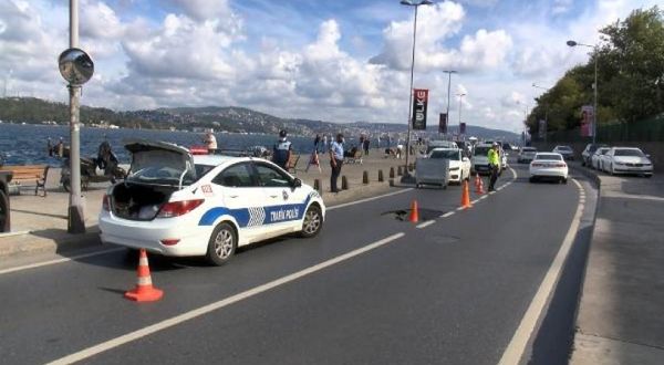 Sarıyer, Haydar Aliyev Caddesi'nde yol çöktü