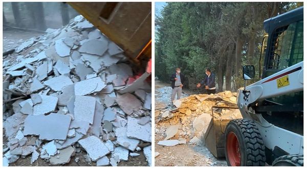 AKP'li Üsküdar Belediyesi, Validebağ'a kum ve moloz döktü