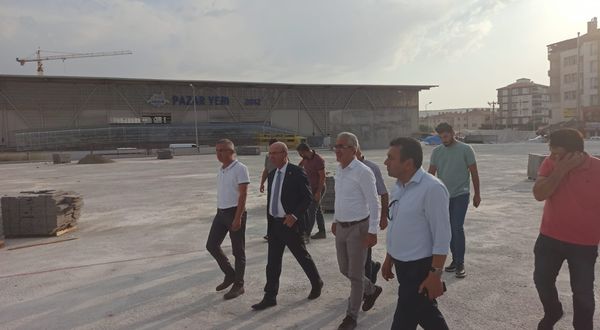 Kırşehir Belediye Başkanı Ekicioğlu, çalışmaları yerinde inceledi