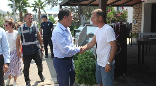 Bodrum Belediye Başkanı Aras mahalle ziyaretlerine devam ediyor