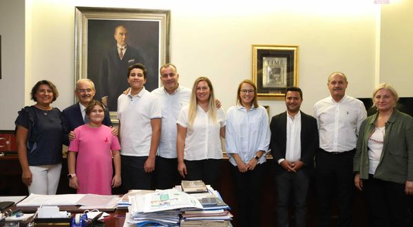 Çankaya Belediye Başkanı Taşdelen, Yılmaz Büyükerşen'i ziyaret etti
