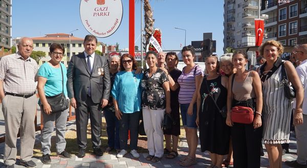 Karşıyaka'da Gazi Parkı açıldı