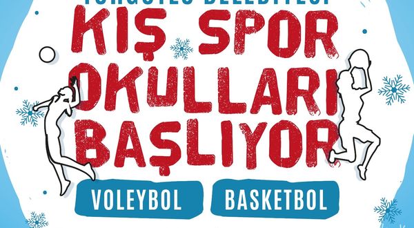 Turgutlu Belediyesi Kış Spor Okulları başlıyor