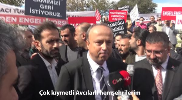 AKP’lilerin Avcılar’da “Cami yapımı engelleniyor” eylemine giden Belediye Başkanı Hançerli: Cami yapılmasını en çok biz istiyoruz