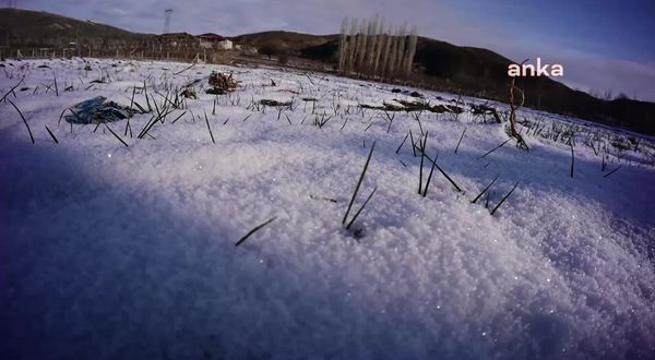 Yozgat’ta kar yağışı çiftçiyi umutlandırdı