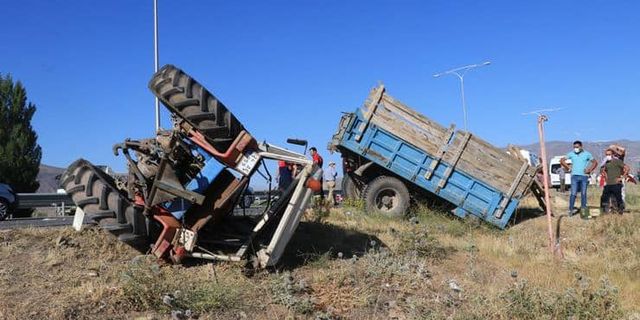 Römorkta işçi taşınan traktör kaza yaptı: 2 işçi yaşamını yitirdi