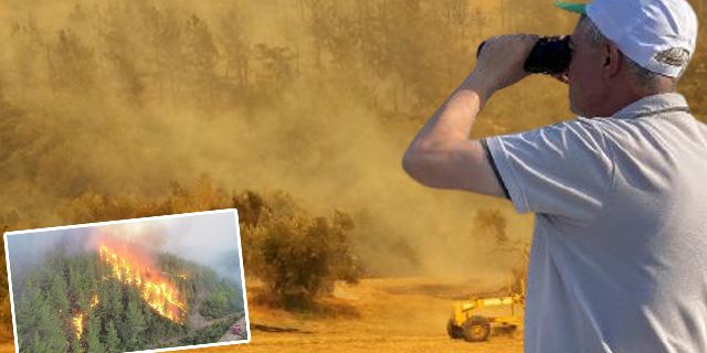 Dikici: Manavgat'taki yangında dumanın ısıttığı yer yanmaya başladı