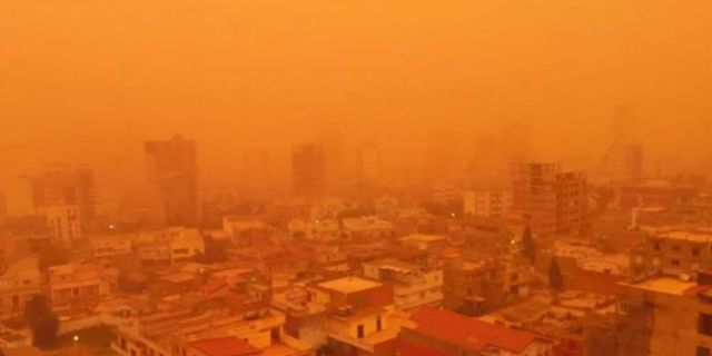 Brezilya’da kum fırtınası