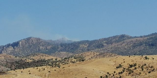 Cudi Dağı'nda iki ayrı bölgede orman yangını çıktı
