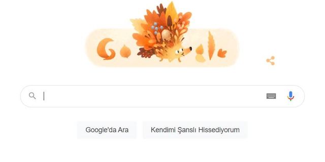 Sonbahar mevsimi için Google’dan doodle