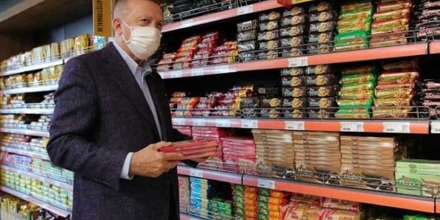 Erdoğan alışverişe ne kadar ödedi?