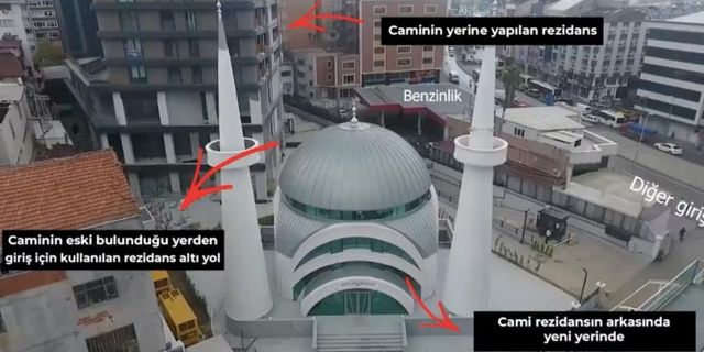 AKP'li belediye camiyi yıktı, yerine rezidans yaptı