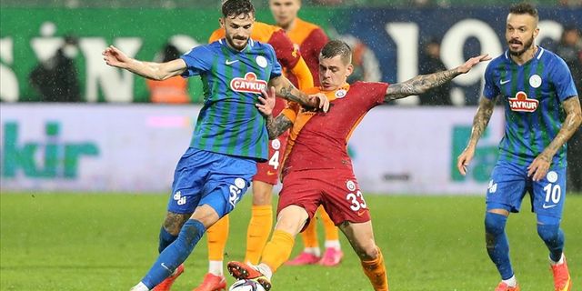Süper Lig'in 8. haftasında Çaykur Rizespor, evinde Galatasaray'a 3-2 yenildi