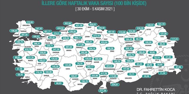 Covid-19 vaka sayısı Ankara'da düştü, İstanbul ve İzmir'de arttı