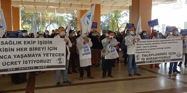 SES, Antalya'da 1 gün iş bıraktı