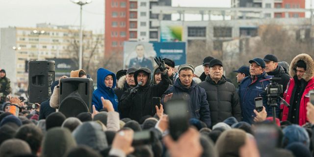 "Kazakistan'daki gösteri halkın sesine kulaklarını tıkayanların kabusu olmaya aday"