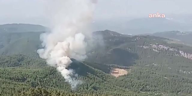 Burdur'un Bucak ilçesinde çıkan orman yangını kontrol altına alındı