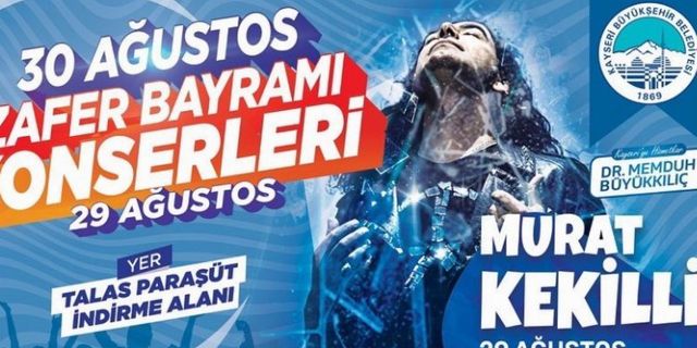 Kayseri'de Zafer Bayramı'na özel konserler