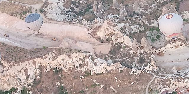 Kapadokya yok ediliyor! Yol yapımı için peri bacaları gözden çıkarıldı